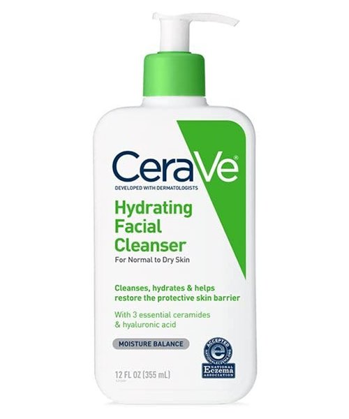 7. CeraVe Hydrating Facial Cleanser – $14